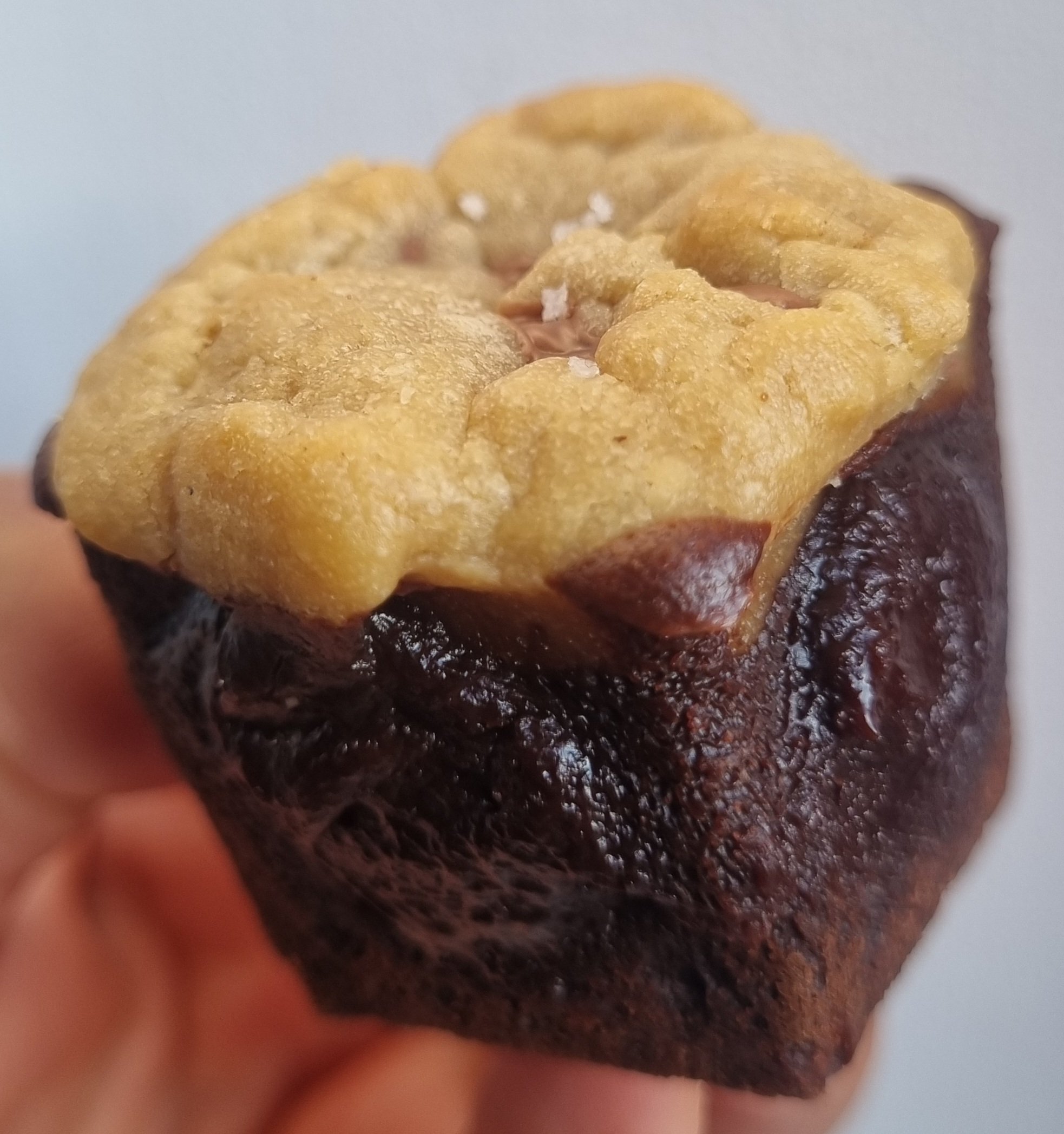 Mini brookie coeur coulant